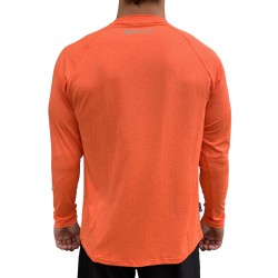 Vaikobi UV Long Sleeve Men&#039;s Tech Top - Fluro Orange