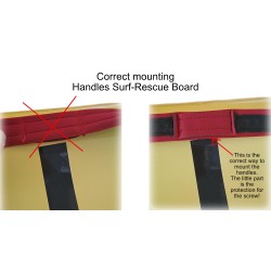 Handgriffe Surf-Rescue Board