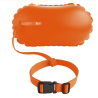 Inflatable open water swim buoy