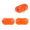 Inflatable open water swim buoy
