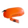Inflatable open water swim buoy