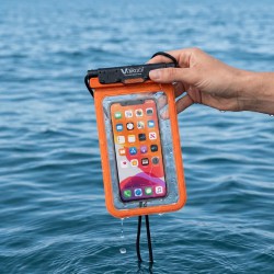 Vaikobi Waterproof Phone Case V2 - Fluro Orange