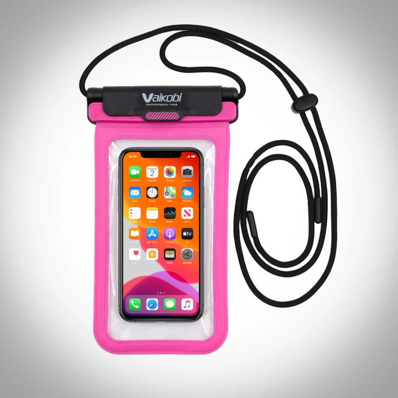 Vaikobi Waterproof Phone Case V2 - Fluro Pink