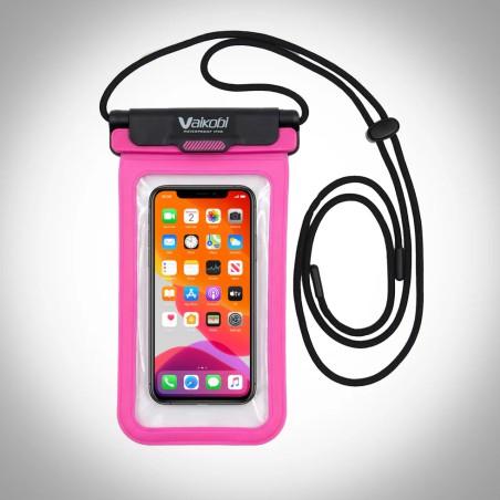 Vaikobi Waterproof Phone Case V2 - Fluro Pink