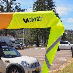 Vaikobi Tail Flag - Ski - Fluro Yellow
