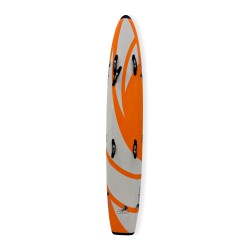 8'10 Nipper Board Wave - Soft Slick - Orange/Grey - 25–37,5 kg