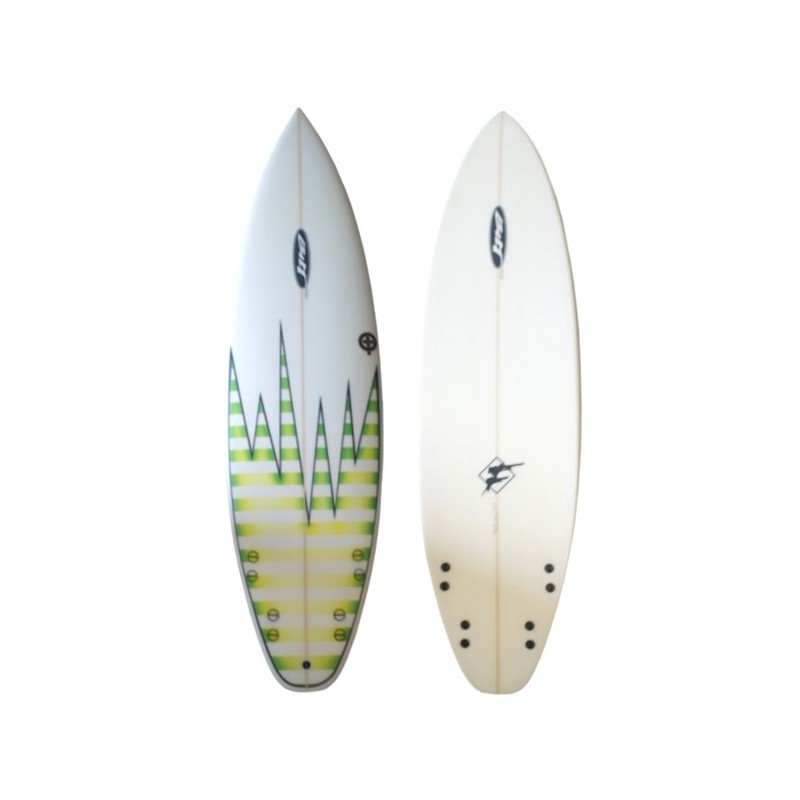 Bilt Surfboard 6'0", Quad Setup