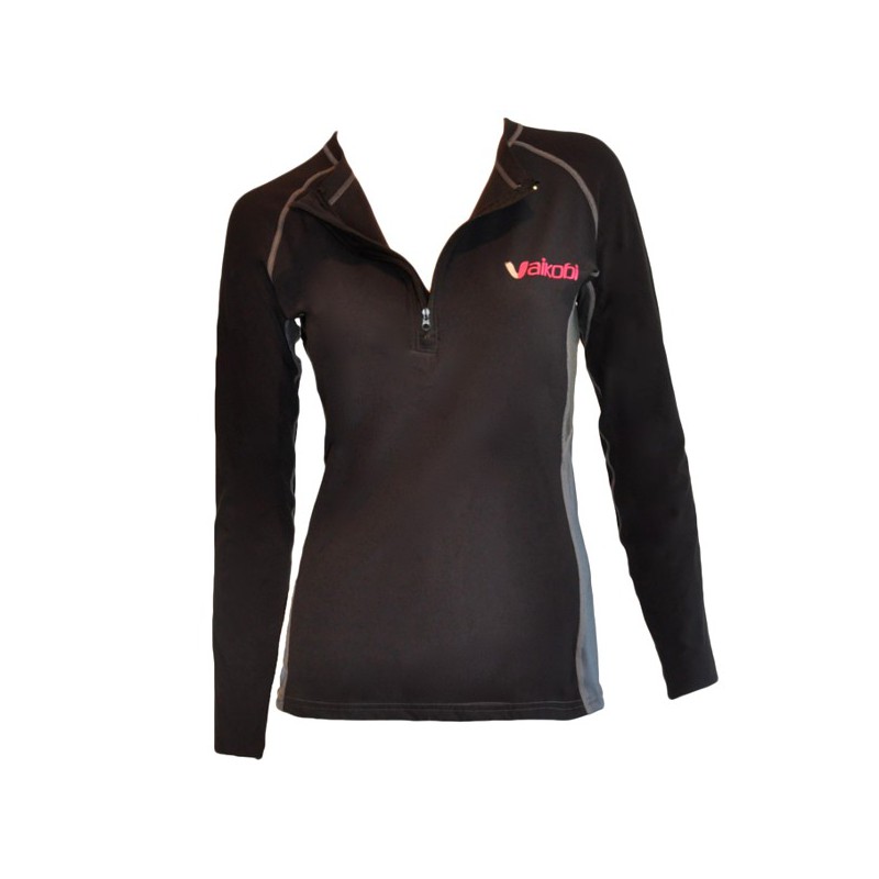 V Cold Long Sleeve 1/2 Zip Top, Woman